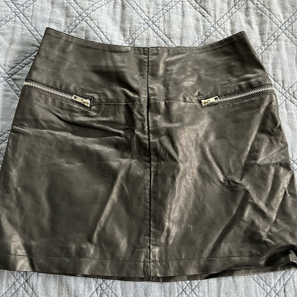 Forever21 Faux Leather Mini Skirt